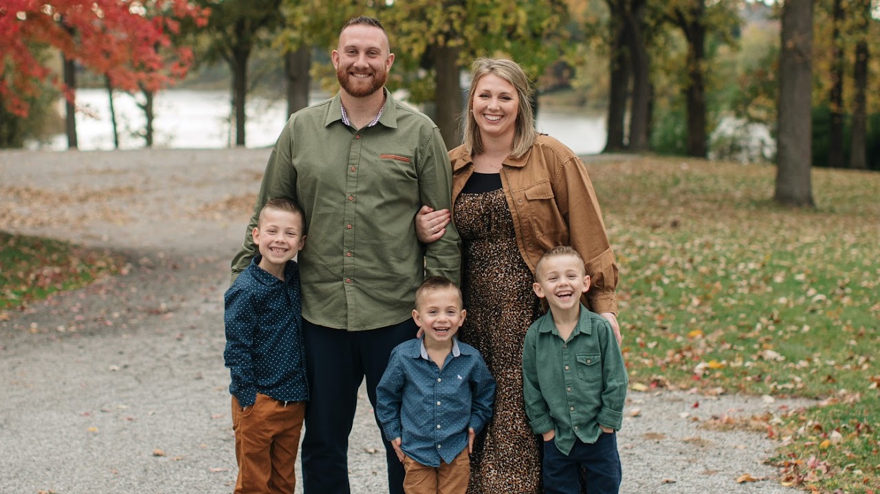 Tim and his family — Owner of CrossCountry Lawn Service